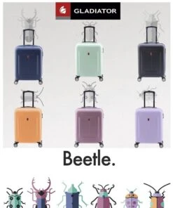 Gladiator Beetle M Spinner 68 - TSA Slot - Abrikoos Oranje -Trolley Winkel 1000x1200 4