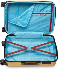 Tesla PC - Reiskoffer - 65 Cm - 4 Wielen - Geel -Trolley Winkel 1003x1200