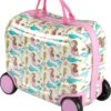 Princess Traveller Kids Collection - Ride-On Trolley - Zeemeermin - 42cm -Trolley Winkel 1009x1200 10