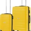 TravelZ Big Bars Kofferset - Trolleyset TSA 2-delig - Handbagage En Groot - Geel -Trolley Winkel 1009x1200 4