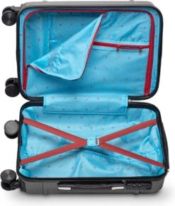 Tesla PC - Handbagage Koffer - 55x35x20 Cm - 4 Wielen - Grijs -Trolley Winkel 1020x1200 2