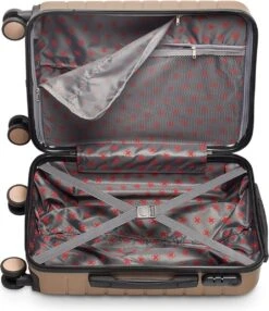 Swiss Alpine 2.0 - Handbagage Koffer - 55x35x20 Cm - 4 Wielen - Goud - Brons -Trolley Winkel 1036x1200 4