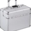 Tectake Business Pilotenkoffer - 39 Cm - Zilver -Trolley Winkel 1038x1200 1