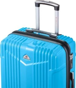 Tesla PC - Reiskoffer - 65 Cm - 4 Wielen - Licht Blauw 12 Tesla PC - Reiskoffer - 65 Cm - 4 Wielen - Licht Blauw -Trolley Winkel 1047x1200 1