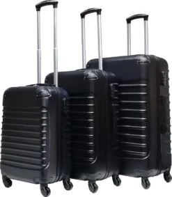 Castillo Trimix 3 Delige ABS Kofferset - Zwart
