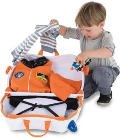 Trunki Ride-on Reiskoffer Incl. Stickers - Skye Ruimteschip -Trolley Winkel 1048x1200 3