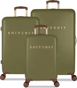 SUITSUIT - Fab Seventies - Martini Olive - Kofferset (55/66/76 Cm)