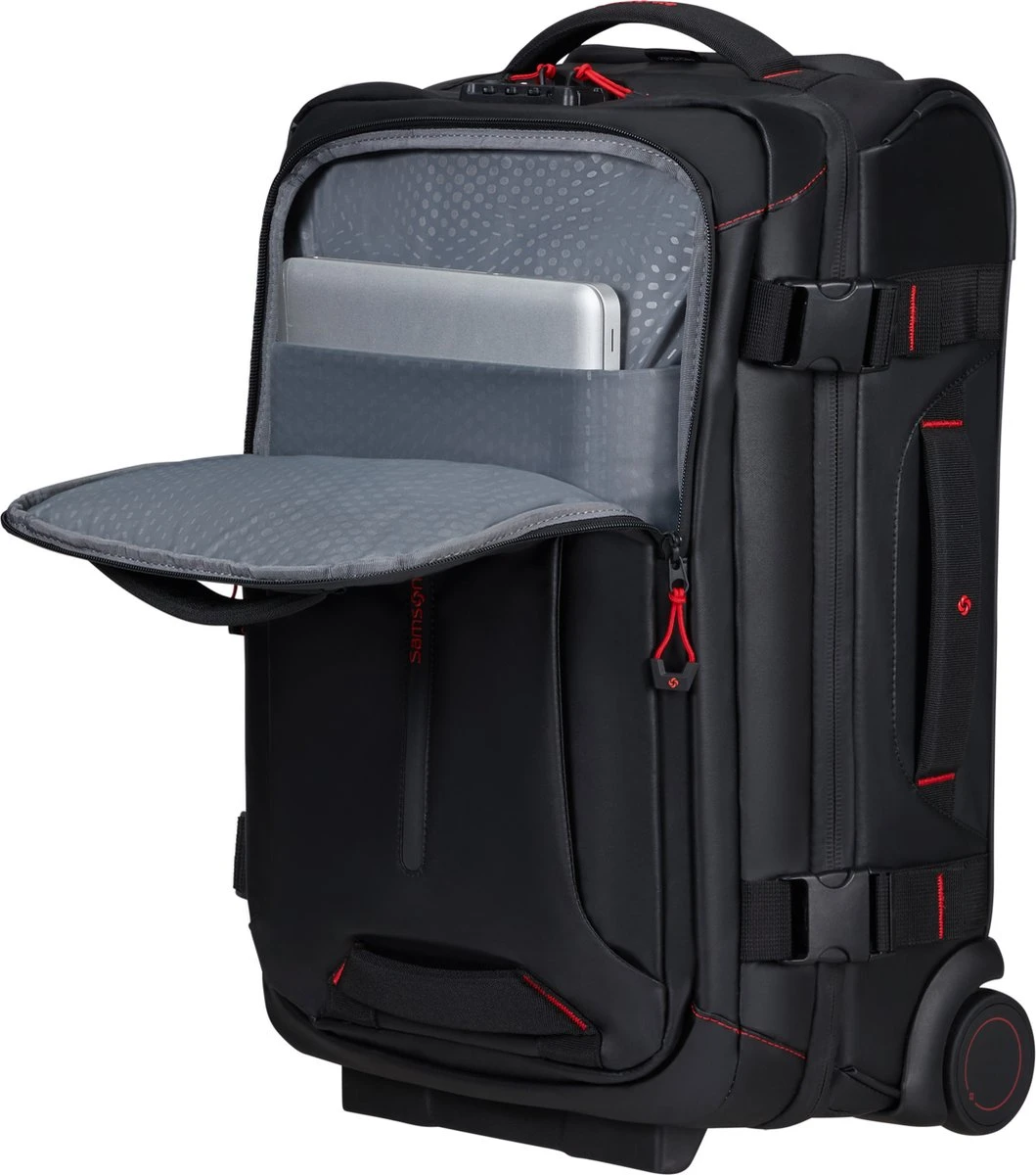 Samsonite Reistas Met Wielen - Ecodiver Duffle/Wh 55/20 L 35Cm (handbagage) Black 7 Samsonite Reistas Met Wielen - Ecodiver Duffle/Wh 55/20 L 35Cm (handbagage) Black - Afbeelding 5