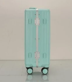 TOP AA Reis Kofferset - Trolleyset 3-delig Met TSA Slot Aluminum Frame, Kleine Cabine En Groot, ABS Luggage, (20+24+28 Inches 3 Pc Set), Roze/pink -Trolley Winkel 1062x1200 1