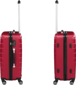 Tectake - Kofferset Trolleyset Reisset - 3-dlg Hardshell Wijnrood - 402670 15 Tectake - Kofferset Trolleyset Reisset - 3-dlg Hardshell Wijnrood - 402670 -Trolley Winkel 1067x1200 3