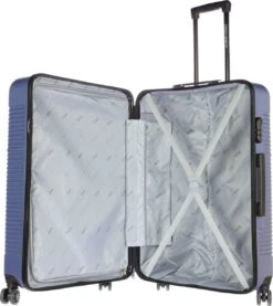 Enrico Benetti Louisville Grote Koffer 75 Cm - 93 Liter - Jeansblauw -Trolley Winkel 1069x1200