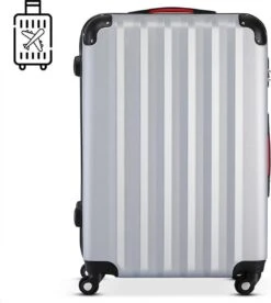 Monzana Hard Case Koffer Baseline XL Zwart -Trolley Winkel 1075x1200