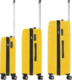 TravelZ Big Bars Kofferset - Trolleyset 3-delig Met TSA-slot - Geel -Trolley Winkel 1082x1200 1