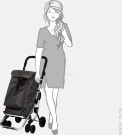 Playmarket Go Up Boodschappentrolley Dark Grey -Trolley Winkel 1083x1200