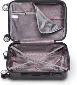 Swiss Alps - Handbagage Koffer - 55x35x22 Cm - 4 Wielen - Zwart -Trolley Winkel 1086x1200 1