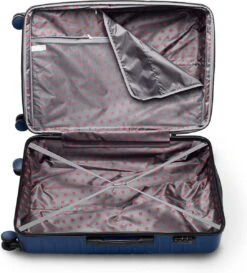 Swiss Alpine 2.0 - Reiskoffer- 77 Cm - 4 Wielen - Blauw 11 Swiss Alpine 2.0 - Reiskoffer- 77 Cm - 4 Wielen - Blauw -Trolley Winkel 1086x1200