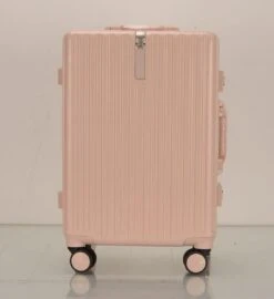 TOP AA Reis Kofferset - Trolleyset 3-delig Met TSA Slot Aluminum Frame, Kleine Cabine En Groot, ABS Luggage, (20+24+28 Inches 3 Pc Set), Roze/pink -Trolley Winkel 1096x1200 1