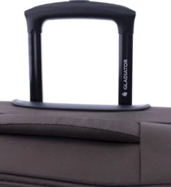 Gladiator Siroco L Grote Koffer 78 Cm - 115 Liter - Expandable - TSA Slot - Bruin -Trolley Winkel 1098x1200