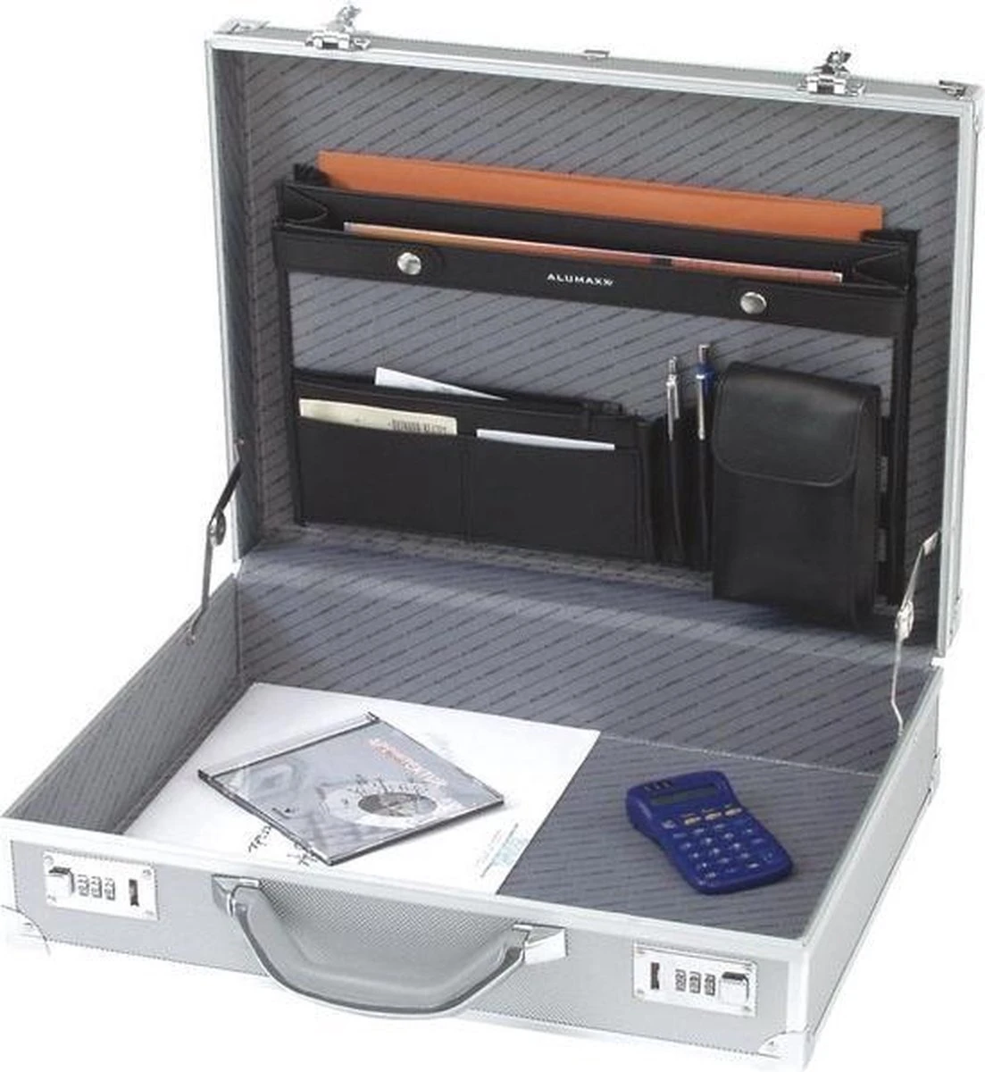 Alumaxx Aluminium Aktekoffer Octan 4 Alumaxx Aluminium Aktekoffer Octan - Afbeelding 2