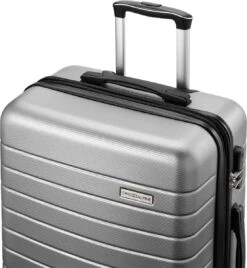 Swiss Alpine 2.0 - Reiskoffer - 67 Cm - 4 Wielen - Zilver 12 Swiss Alpine 2.0 - Reiskoffer - 67 Cm - 4 Wielen - Zilver -Trolley Winkel 1105x1200