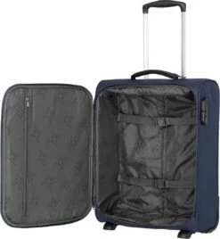 Travelite Cabin 2 Wheel Trolley Bordeaux -Trolley Winkel 1107x1200 4