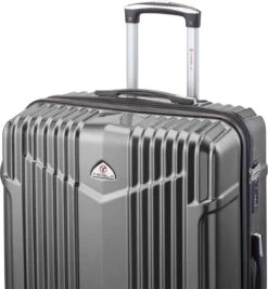 Tesla PC - Reiskoffer - 75 Cm - 4 Wielen - Grijs 12 Tesla PC - Reiskoffer - 75 Cm - 4 Wielen - Grijs -Trolley Winkel 1111x1200