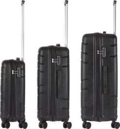 TravelZ Big Bars Kofferset - Trolleyset 3-delig Met TSA-slot - Zwart -Trolley Winkel 1115x1200 5