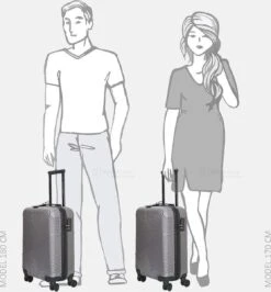 Enrico Benetti Louisville 39040 Handbagage Koffer 52 Cm - Grijs -Trolley Winkel 1115x1200 7