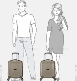 Decent Handbagage Koffer / Trolley / Reiskoffer - 42 Cm - 24 Liter - ABS - Maxi Air - Champagne 37 Decent Handbagage Koffer / Trolley / Reiskoffer - 42 Cm - 24 Liter - ABS - Maxi Air - Champagne -Trolley Winkel 1132x1200 10