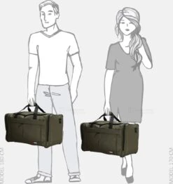 Enrico Benetti Amsterdam 35319 Reistas/sporttas M - Olijf Groen -Trolley Winkel 1132x1200 9