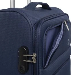 Travelbags Handbagage Zachte Koffer / Trolley / Reiskoffer - The Base - 55 Cm - Blauw -Trolley Winkel 1138x1200 2