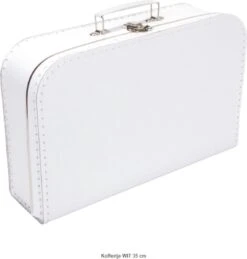 Logeerkoffer Effen - Kinderkoffer- Kraamcadeau - Geboortecadeau - Opa En Oma -Trolley Winkel 1143x1200