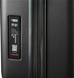 Princess Traveller PT01 - Reiskoffer - Pitch Black - M - 67cm -Trolley Winkel 1148x1200