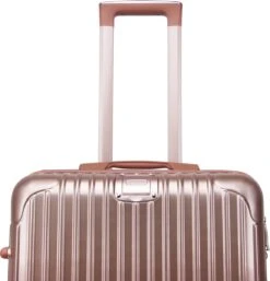 Royal Swiss - Reis Koffer - 66cm - Cijferslot- Lichtgewicht Koffer - 4 Wielen- Rosé Gold -Trolley Winkel 1153x1200 9