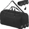 TravelZ Opvouwbare Wieltas | Reistas Op Wielen | 100 Liter | Verbeterd 2022 Model | Zwart 2 TravelZ Opvouwbare Wieltas | Reistas Op Wielen | 100 Liter | Verbeterd 2022 Model | Zwart -Trolley Winkel 1160x1200 3