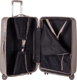 Decent Harde Koffer Tranporto 76 - Champagne 25 Decent Harde Koffer Tranporto 76 - Champagne -Trolley Winkel 1162x1200 2