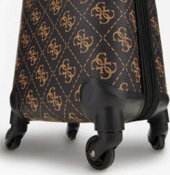 Guess Handbagage Koffer / Trolley / Reiskoffer - 50 Cm - 25 Liter - Wilder - Bruin -Trolley Winkel 1168x1200
