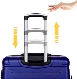 Merax 3-delig Kofferset Met TSA Slot - Trolleyset ABS 40L, 70L & 110 Liter - Blauw 14 Merax 3-delig Kofferset Met TSA Slot - Trolleyset ABS 40L, 70L & 110 Liter - Blauw -Trolley Winkel 1168x1200 4