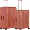 CarryOn Protector Luxe Kofferset - TSA Trolleyset M+L Formaat Met Kliksloten - Terra -Trolley Winkel 1170x1200
