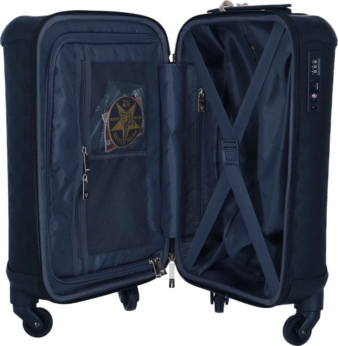 Guess Wilder 18 In 4 Dames Reiskoffer - Zwart 9 Guess Wilder 18 In 4 Dames Reiskoffer - Zwart - Afbeelding 7