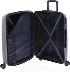 Gladiator Kick-Off Middelgrote Koffer Expandable - 67 Cm - 72/90 Liter - Eco Friendly Recyclebaar PP - Rood -Trolley Winkel 1172x1200