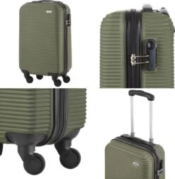 TravelZ Horizon Handbagagekoffer - 54cm Handbagage Trolley Met Gevoerde Binnenkant - Groen -Trolley Winkel 1177x1200 2