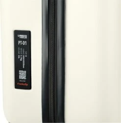 Princess Traveller PT01 - Handbagagekoffer - Pearl White - S - 55cm -Trolley Winkel 1178x1200 4