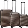 Travelerz Kofferset 3 Delig Met Wielen En Cijferslot - Handbagage Koffers - ABS - Champagne 1 Travelerz Kofferset 3 Delig Met Wielen En Cijferslot - Handbagage Koffers - ABS - Champagne -Trolley Winkel 1185x1200