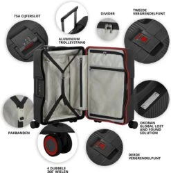 CarryOn Protector Luxe 3-delige Kofferset - Trolleyset Met TSA-kliksloten - Zwart -Trolley Winkel 1189x1200 6