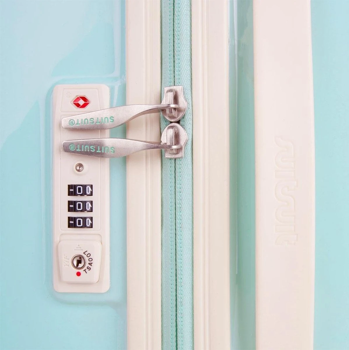 SUITSUIT - Fabulous Fifties - Luminous Mint - Reiskoffer (76 Cm) 9 SUITSUIT - Fabulous Fifties - Luminous Mint - Reiskoffer (76 Cm) - Afbeelding 7