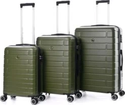 Jump Arogado - Reiskoffer - 66 Cm - 4 Wielen - TSA-Cijferslot - Kaki -Trolley Winkel 1200x1005