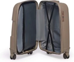 ©TROLLEYZ - Venice No.10 - Trolley - 55cm Met TSA Slot - Dubbele Wielen - 360° Spinners - 100% Polypropyleen - Handbagage Koffer In Pearl Sand 18 ©TROLLEYZ - Venice No.10 - Trolley - 55cm Met TSA Slot - Dubbele Wielen - 360° Spinners - 100% Polypropyleen - Handbagage Koffer In Pearl Sand -Trolley Winkel 1200x1006 5