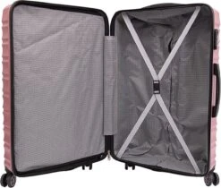 Tobeyz - Kofferset - 3-delig Roze Handbagage - Verrijdbaar Op 4 Wielen - Stevig ABS - Lichtgewicht, Trolley 9 Tobeyz - Kofferset - 3-delig Roze Handbagage - Verrijdbaar Op 4 Wielen - Stevig ABS - Lichtgewicht, Trolley -Trolley Winkel 1200x1018 2