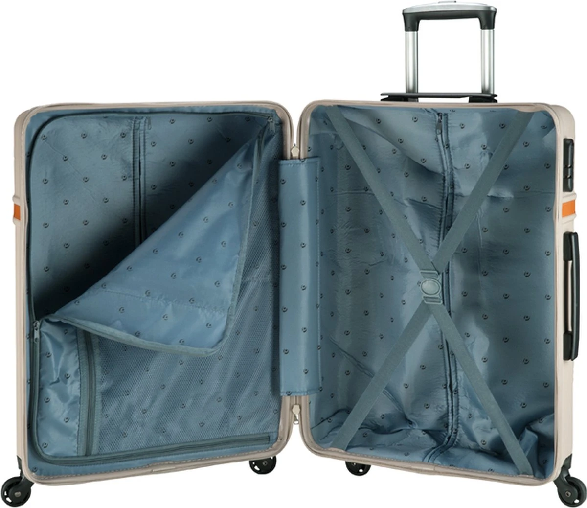 Princess Traveller Whistler - Handbagagekoffer - Capuccino - Small - 55cm 6 Princess Traveller Whistler - Handbagagekoffer - Capuccino - Small - 55cm - Afbeelding 4